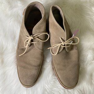 Pikolinos Mens Tan Suede Round Toe Lace Up Ankle Chukka Boots Size US 10 EU 43